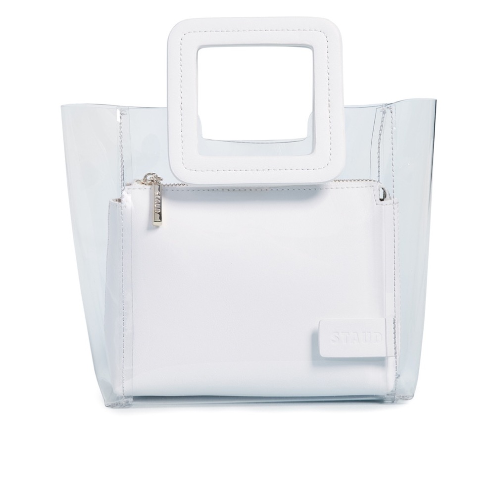 WOMEN’S STAUD SHIRLEY BAG IN CLEAR